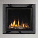 Apex Fires Cirrus X3 HE Black Nickel Hole in the Wall Gas Fire
